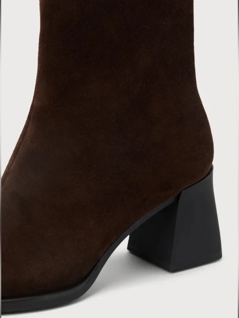 NIB Vagabond Shoemakers Hedda Mid-Calf Boots in Espresso Brown Suede EU 37